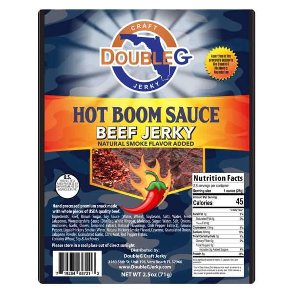 Double G Craft Beef Jerky - Hot Boom Sauce For Cheap
