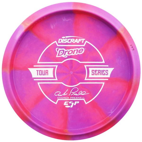 Discraft Limited Edition 2019 Tour Series Andrew Presnell Understamp Swirl ESP Drone Midrange Golf Disc Cheap