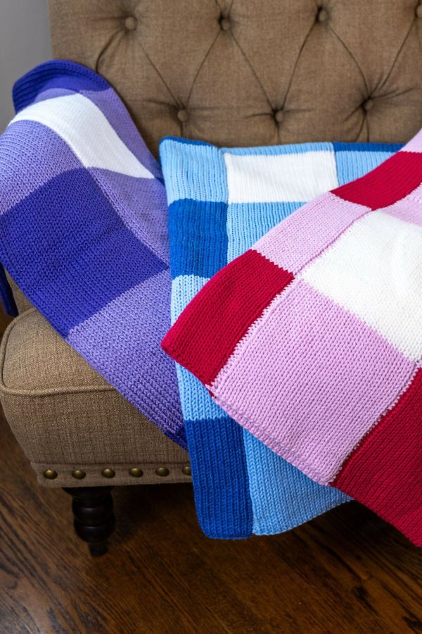 Contemporary Checks: The Updated Gingham Blanket (Circular Knitting Machine) Discount