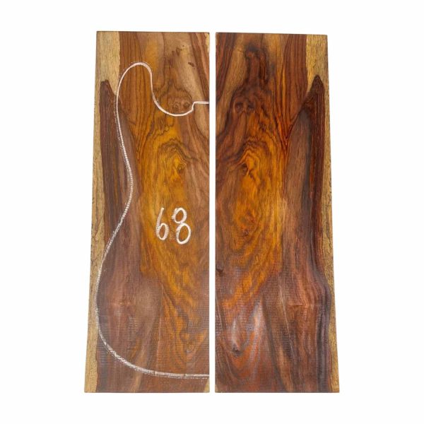 Cocobolo Bookmatched Guitar Drop Top Set - 21  x 6-3 4  x 3 8  #68 on Sale - Image 5