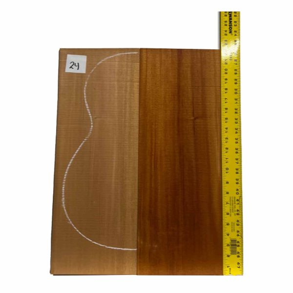 Fijian Mahogany Classical Guitar Back & Side Set #24 Hot on Sale - Image 3