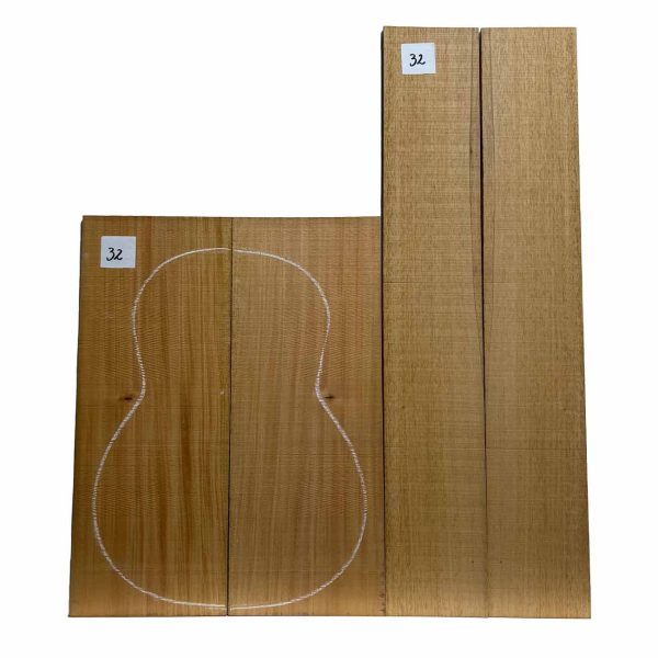 Fijian Mahogany Classical Guitar Back & Side Set #32 Online