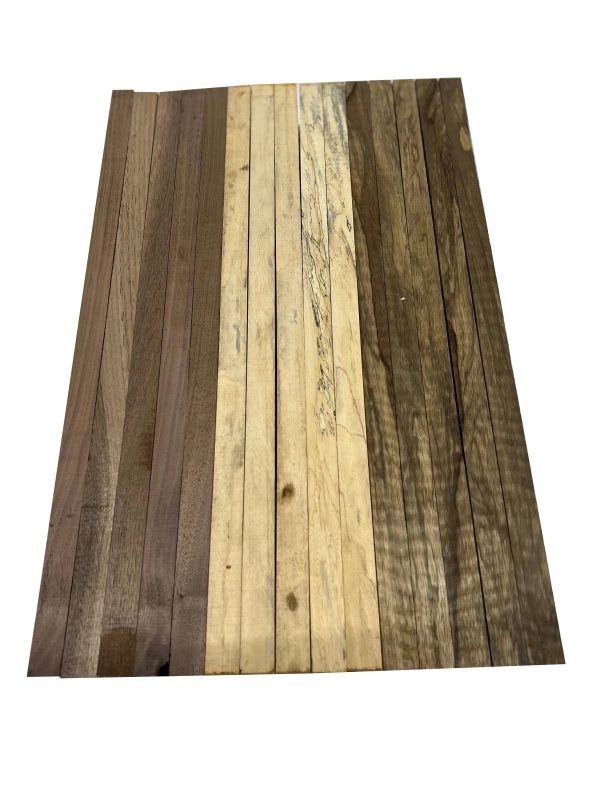 Combo of 15 , 3 4  Lumber Boards | Cutting Board Blocks | Walnut, Tamarind, Black Limba Hot on Sale - Image 2