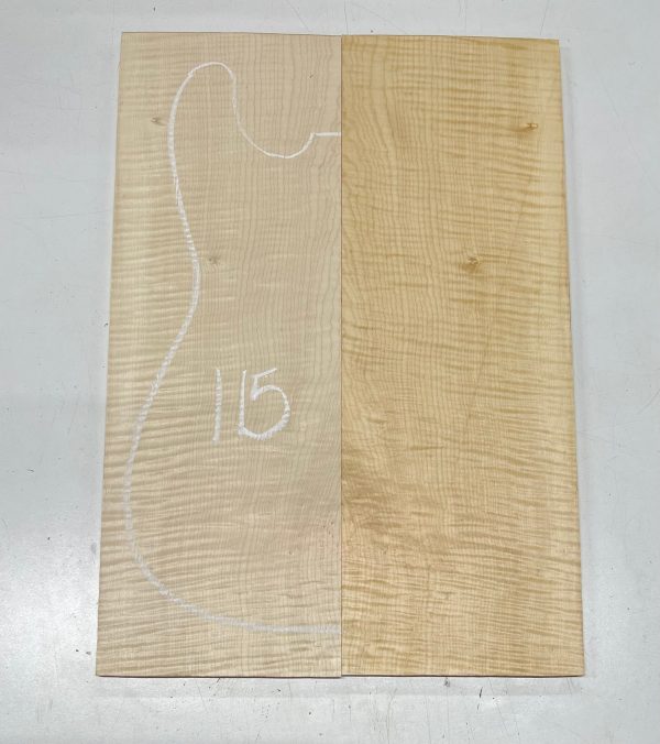 Flame Hard Maple Bookmatched Guitar Drop Top Set - 21  x 7-1 4  x 3 8  #115 Online Hot Sale - Image 4