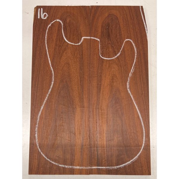 Granadillo Bookmatched Guitar Drop Tops 21  x 7-1 4  x 3 8  #16 Online now - Image 2