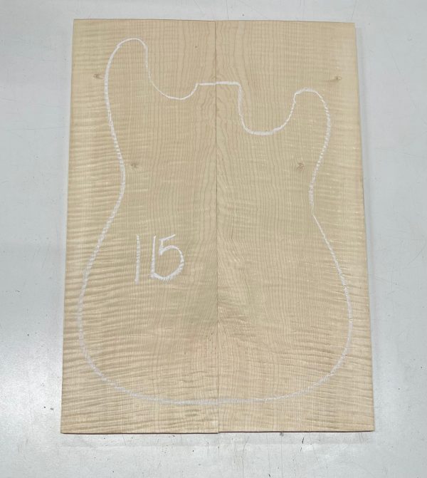 Flame Hard Maple Bookmatched Guitar Drop Top Set - 21  x 7-1 4  x 3 8  #115 Online Hot Sale - Image 3