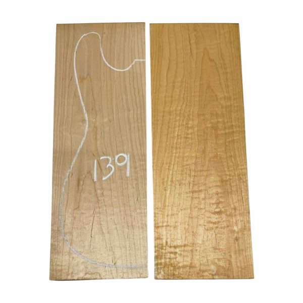 Flame Maple Guitar Carved Top 20  x 7  x 1  #139 Cheap - Image 5