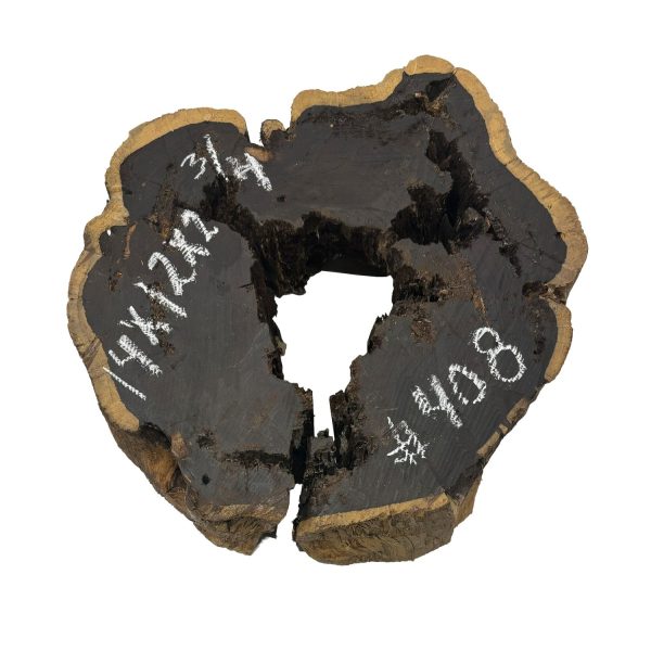 African Blackwood Live Edge Slab Cookies - 14 x 12 x 2-3 4  #408 Fashion