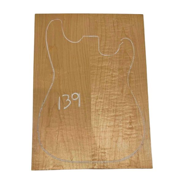 Flame Maple Guitar Carved Top 20  x 7  x 1  #139 Cheap - Image 3