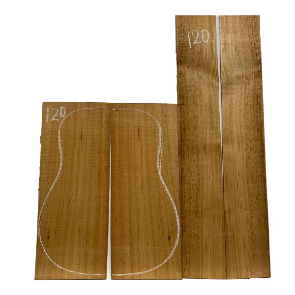 Acacia Dreadnought Guitar Back & Side Set #120 Hot on Sale