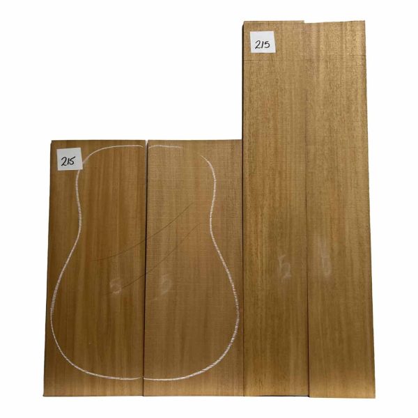 Fijian Mahogany Dreadnought Guitar Back And Side Sets #215 Discount