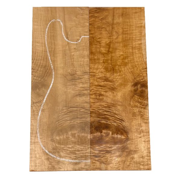 Curly Fiddleback Myrtle Drop Top 21  x 7-3 8  x 1 4  #248-F For Discount - Image 4