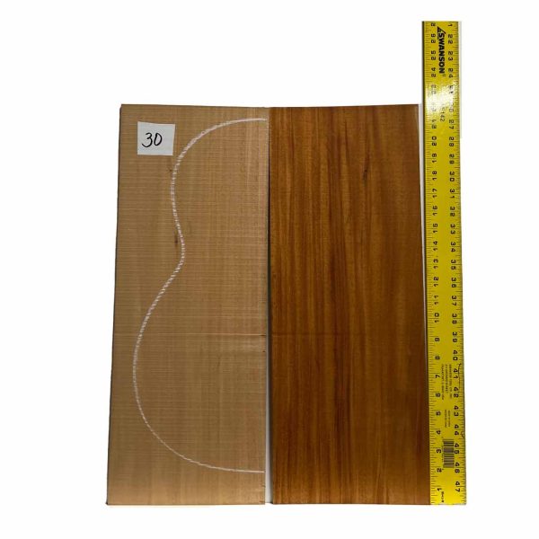 Fijian Mahogany Classical Guitar Back & Side Set #30 Supply - Image 3