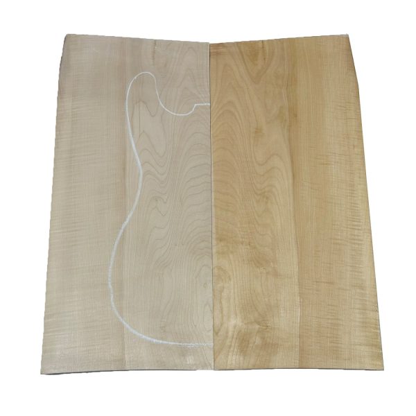 Flame Hard Maple Guitar Carved Top 22  x 10  x 5 8  #912 For Discount - Image 3