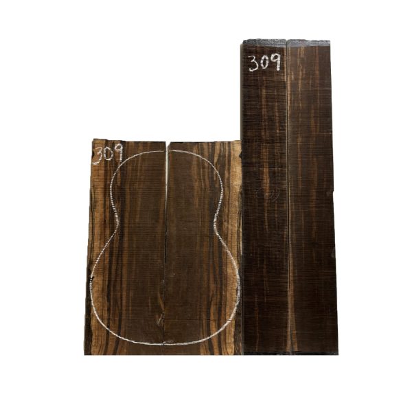 Macassar Ebony Classical Guitar Back & Side Sets #309 Fashion