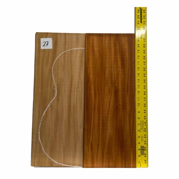 Fijian Mahogany Classical Guitar Back & Side Set #27 Fashion - Image 3