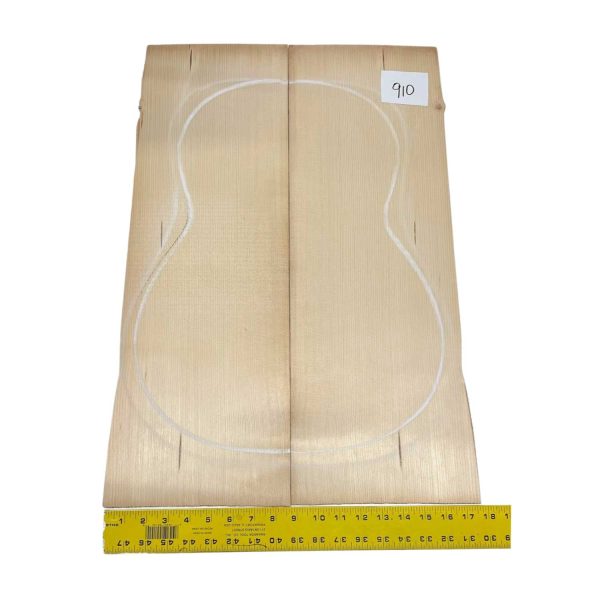 German Spruce Bookmatched Classical  Guitar Tops #910 Online Hot Sale