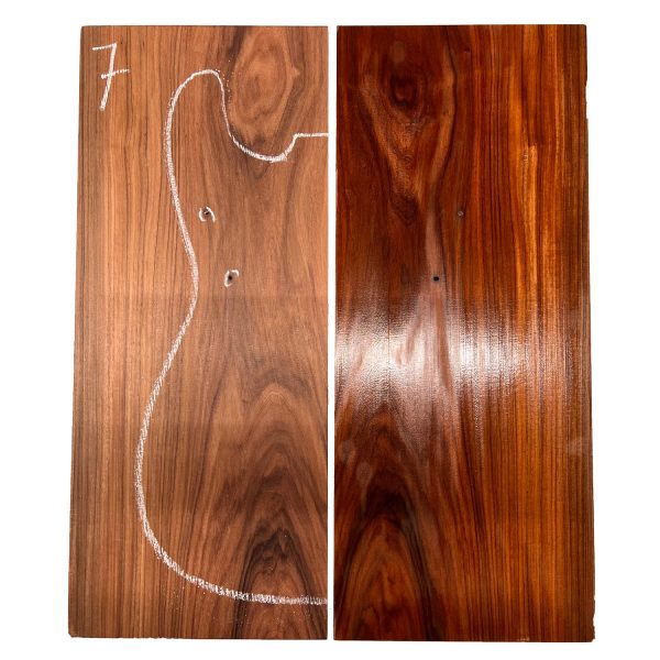 Santos Rosewood Morado Guitar Drop Tops 21  x 7  x 3 8  #07 Online Hot Sale - Image 2