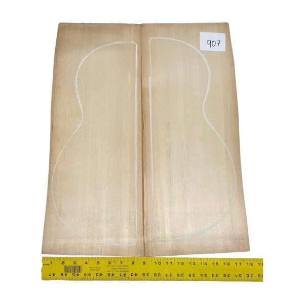 German Spruce Bookmatched Classical Guitar Tops #907 on Sale