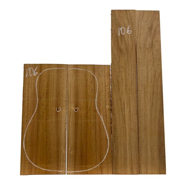 Acacia Dreadnought Guitar Back & Side Set #106 on Sale