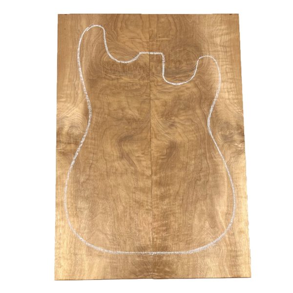 Curly Fiddleback Myrtle Drop Top 21  x 7-3 8  x 1 4  #248-E Discount - Image 3