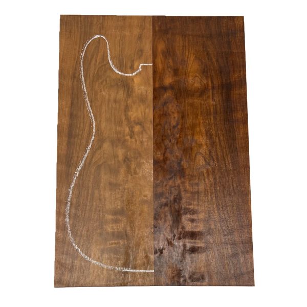 Fiddleback Figured Walnut Drop Top 21  x 7-1 4  x 1 4  #249 - A on Sale - Image 4