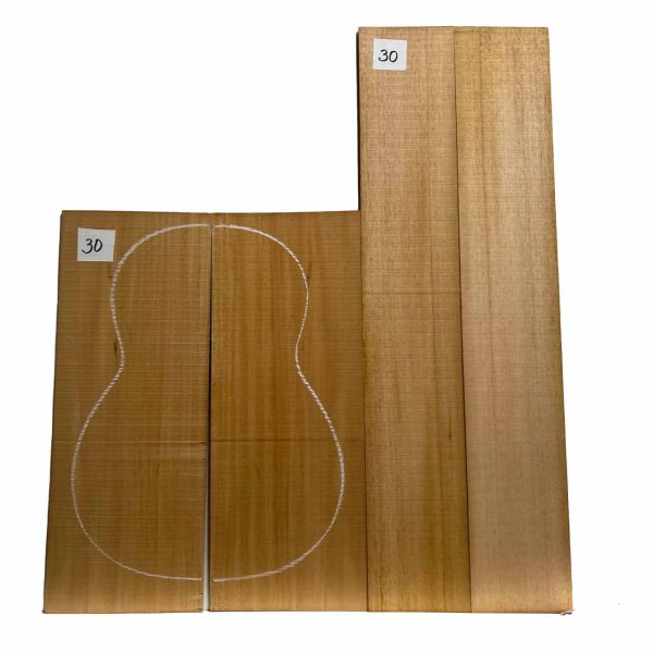 Fijian Mahogany Classical Guitar Back & Side Set #30 Supply