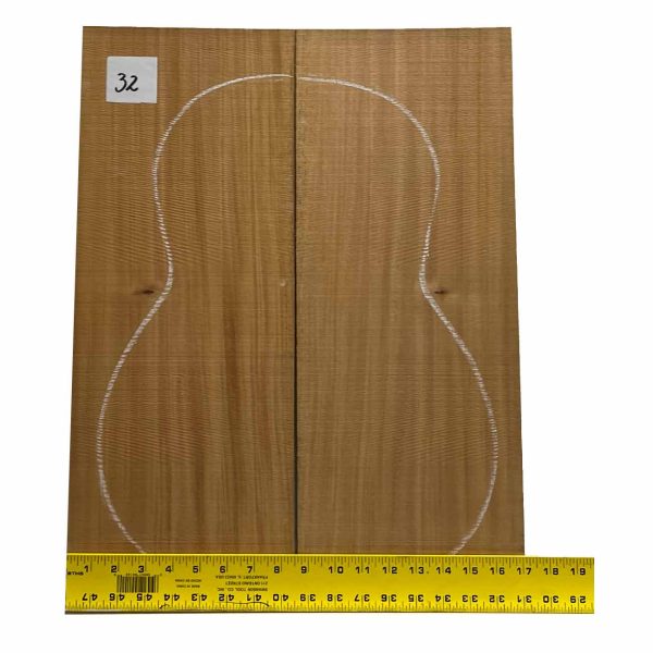 Fijian Mahogany Classical Guitar Back & Side Set #32 Online - Image 2