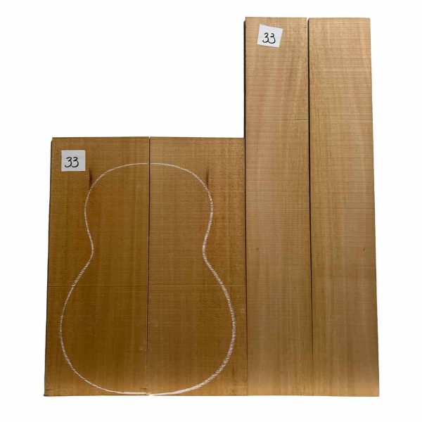 Fijian Mahogany Classical Guitar Back & Side Set #33 Fashion