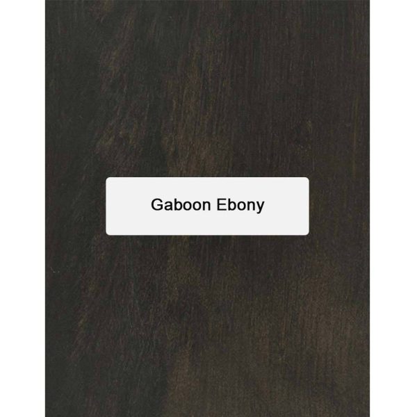 Gaboon Ebony Guitar Tailpiece 8.38  x 3.93  x 0.15  on Sale - Image 2