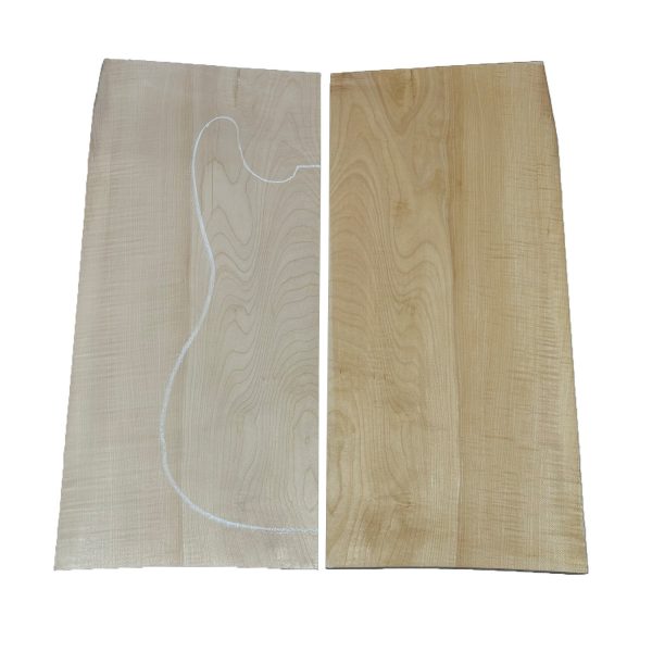 Flame Hard Maple Guitar Carved Top 22  x 10  x 5 8  #912 For Discount - Image 4