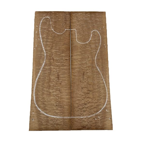 Quilted Curly Sapele Guitar Drop Tops - 21-1 2  x 6-3 4  x 1 4  #15 Hot on Sale - Image 2