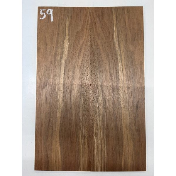 Peruvian Walnut Bookmatched Guitar Drop Top 21  x 7  x 1 4  #59 For Discount