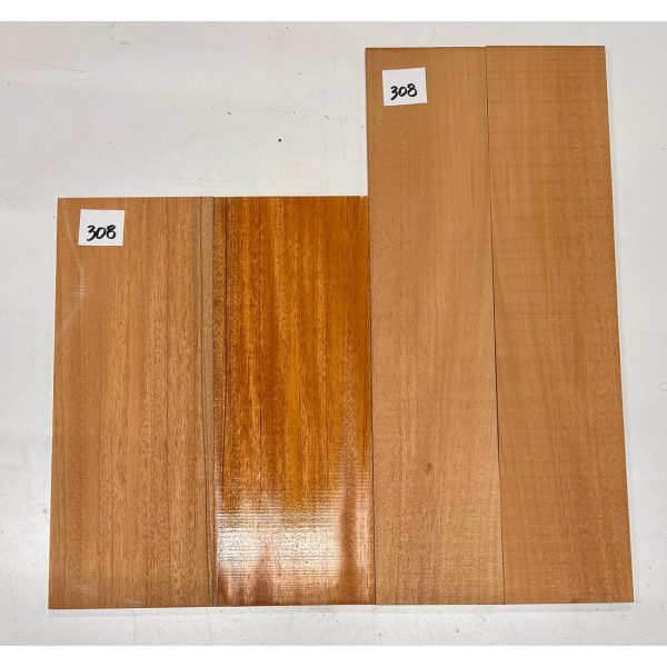 Fijian Mahogany Baritone Guitar Back & Side Sets + Top Sets #308 Online Sale - Image 3