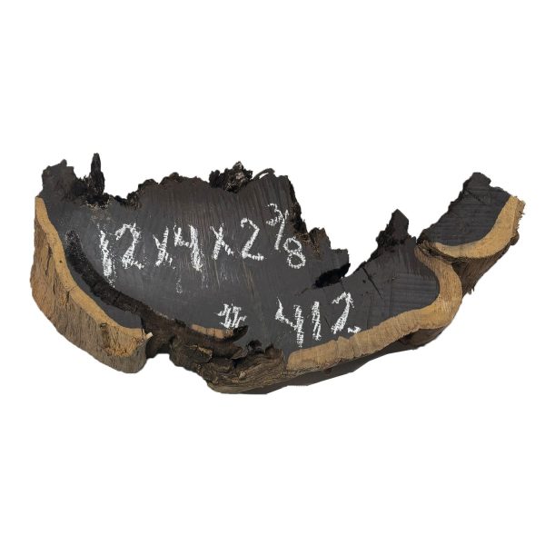 African Blackwood Live Edge Slab Cookies - 12 x 4 x 2-3 8  #412 on Sale