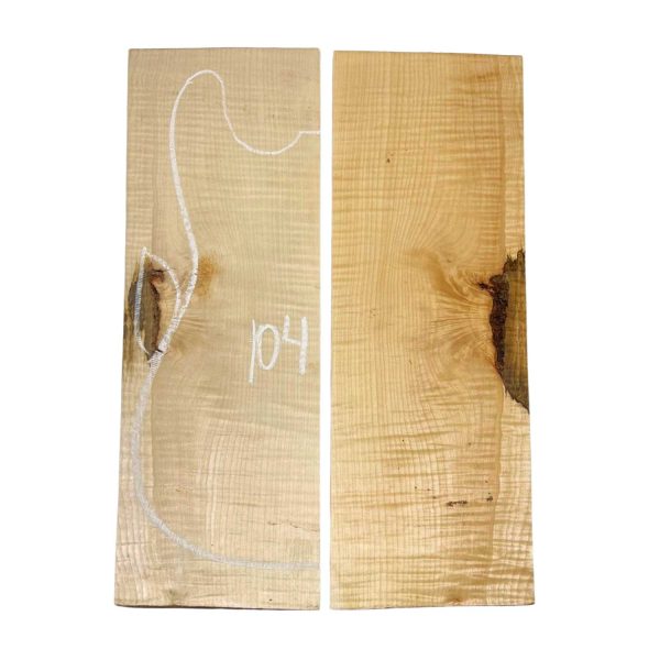 Flame Maple Guitar Carved Top 20-1 2  x 7-1 8  x 1  #104 Cheap - Image 5