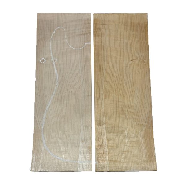 Flame Hard Maple Guitar Carved Top 21-1 2  x 7-3 8  x 5 8  #911 Supply - Image 4