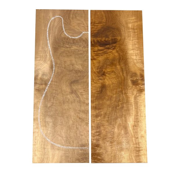 Curly Fiddleback Myrtle Drop Top 21  x 7-3 8  x 1 4  #248-E Discount - Image 5