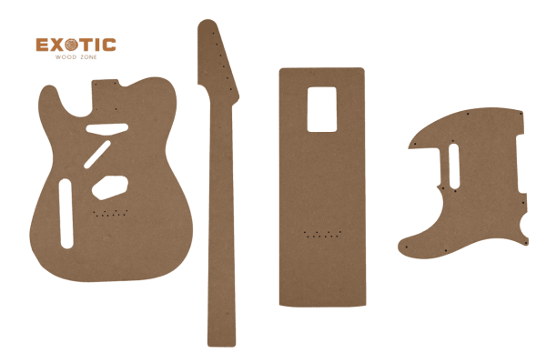 Template Kit for Crafting Telecaster-Style Guitars Hot on Sale