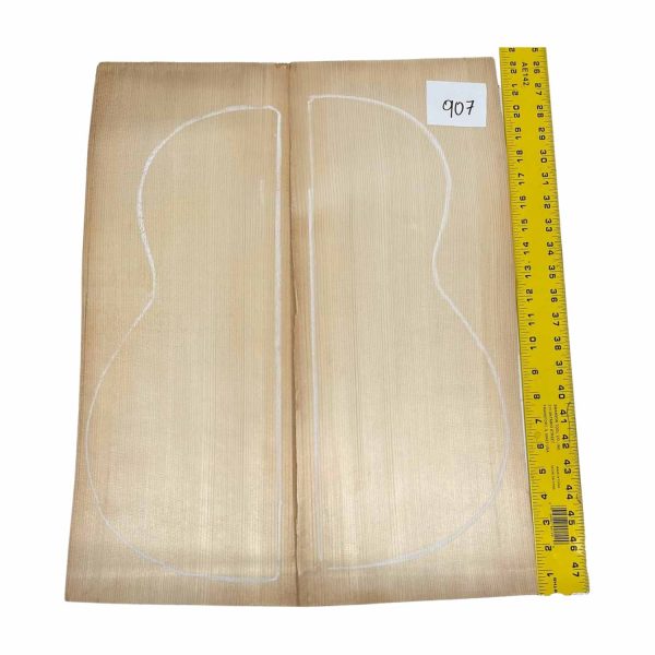 German Spruce Bookmatched Classical Guitar Tops #907 on Sale - Image 2