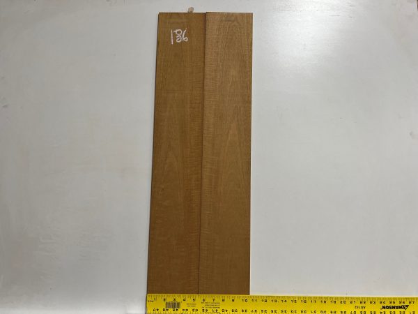 Flame Genuine Mahogany Classical Guitar Back & Side Set #186 For Cheap - Image 4