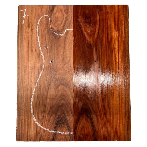 Santos Rosewood Morado Guitar Drop Tops 21  x 7  x 3 8  #07 Online Hot Sale - Image 4