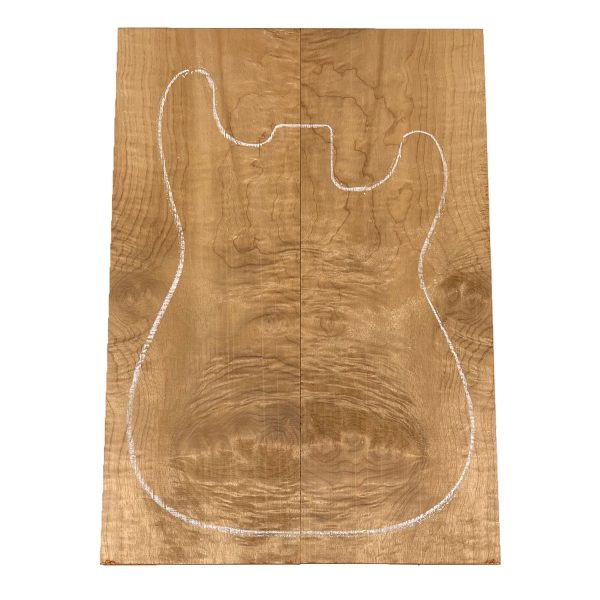 Curly Fiddleback Myrtle Drop Top 21  x 7-3 8  x 1 4  #248-F For Discount - Image 3