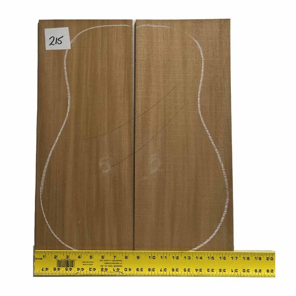 Fijian Mahogany Dreadnought Guitar Back And Side Sets #215 Discount - Image 2