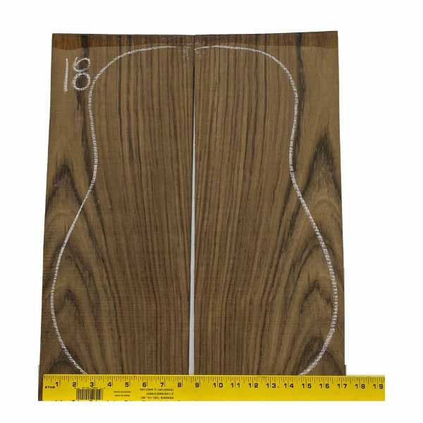 Ovangkol Dreadnought Guitar Back & Side Set #18 Online Sale - Image 2