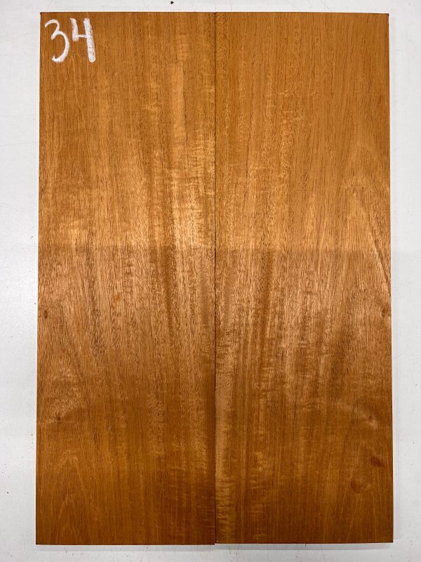 Beautiful Flame Honduran Mahogany Guitar Drop Tops 21  x 7  x 1 4  #34 For Discount - Image 3