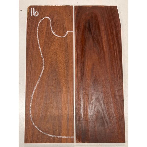 Granadillo Bookmatched Guitar Drop Tops 21  x 7-1 4  x 3 8  #16 Online now - Image 4