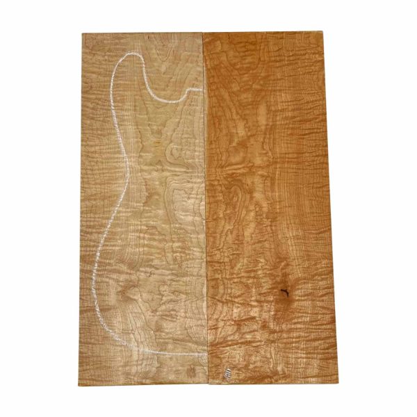 Quilted Curly Hard Maple Drop Top 21  x 7-1 4  x 1 4  #18 - B Online Sale - Image 4