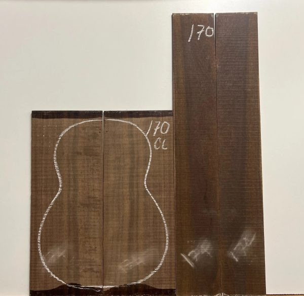 Indian Laurel Classical Guitar Back and Side Set #170 Supply