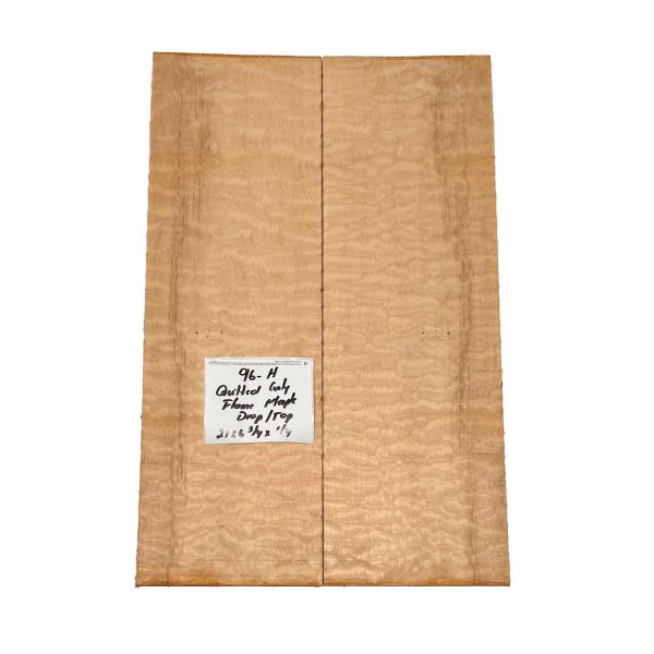 Quilted Curly Flame Maple  Drop Top 21  x 6-3 4  x 1 4  #96 H Fashion